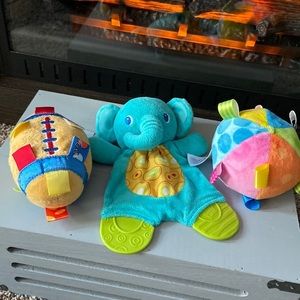 BABY Teething Toys- Sanitized, Like New Ready To Play With